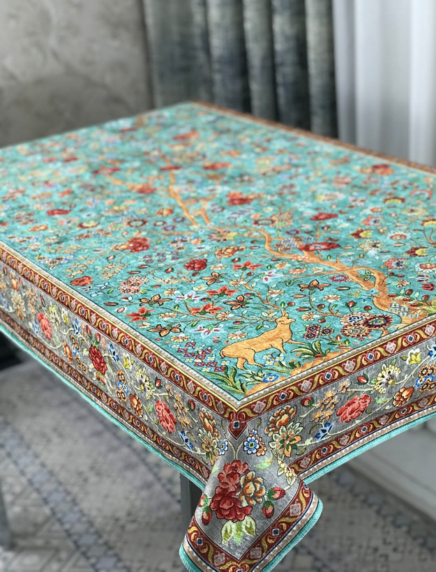 رومیزی طرح آهو