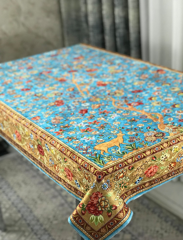 رومیزی طرح آهو