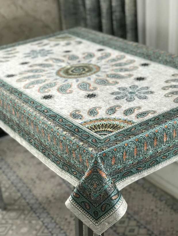رومیزی طرح آی گل