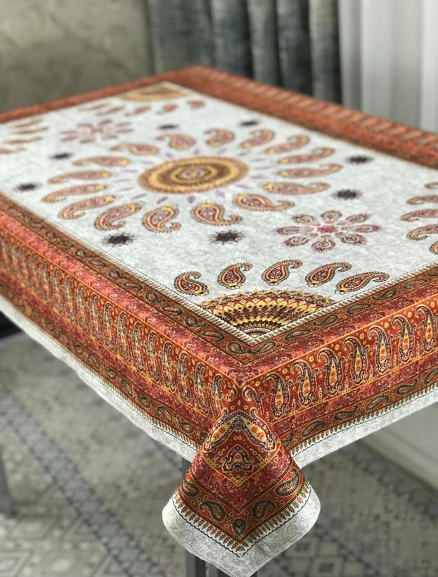 رومیزی طرح آی گل