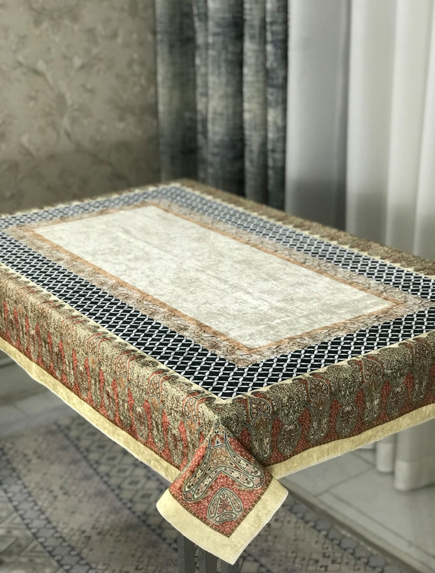 رومیزی طرح شطرنجی