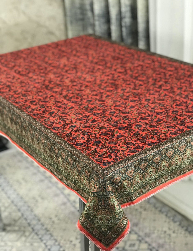 رومیزی طرح گلستانه