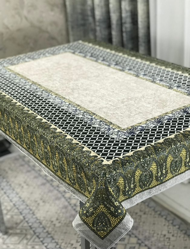 رومیزی طرح شطرنجی
