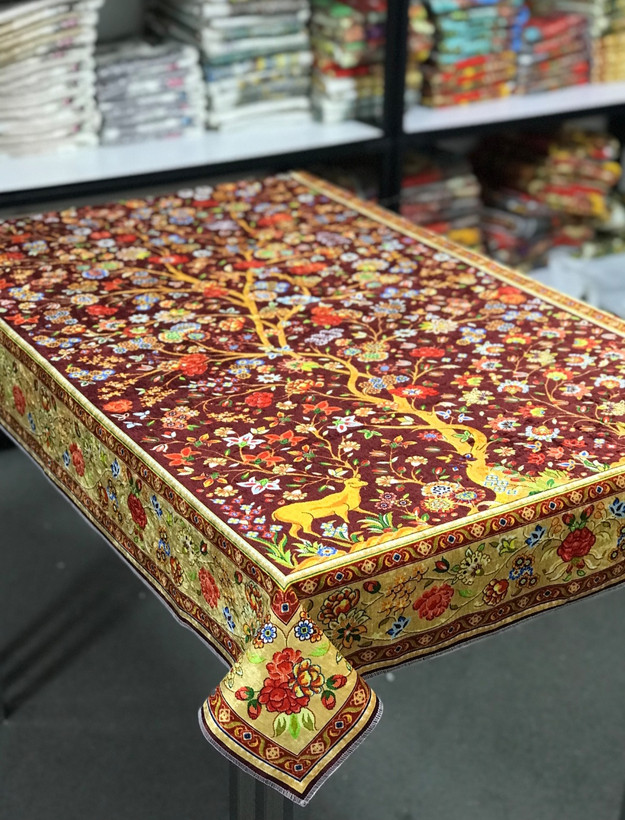 رومیزی طرح آهو