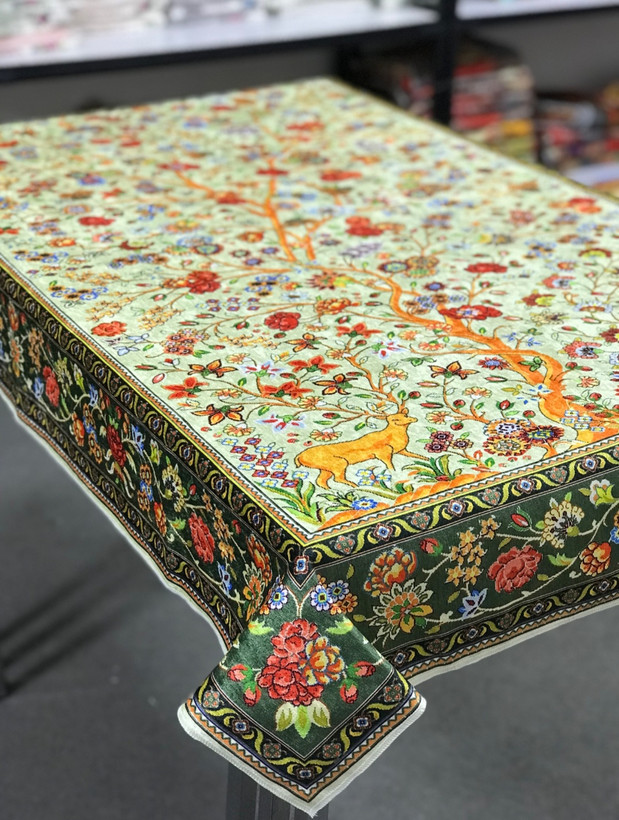 رومیزی طرح آهو